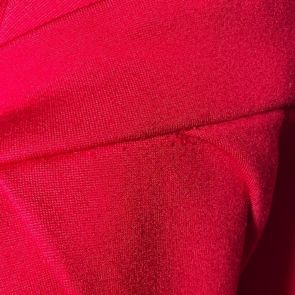 𝙁𝙍𝙀𝙀 🅽🅴🆆 Fashion Nova Hope You’re Happy Dress, asymmetrical red midi, M - Picture 14 of 14